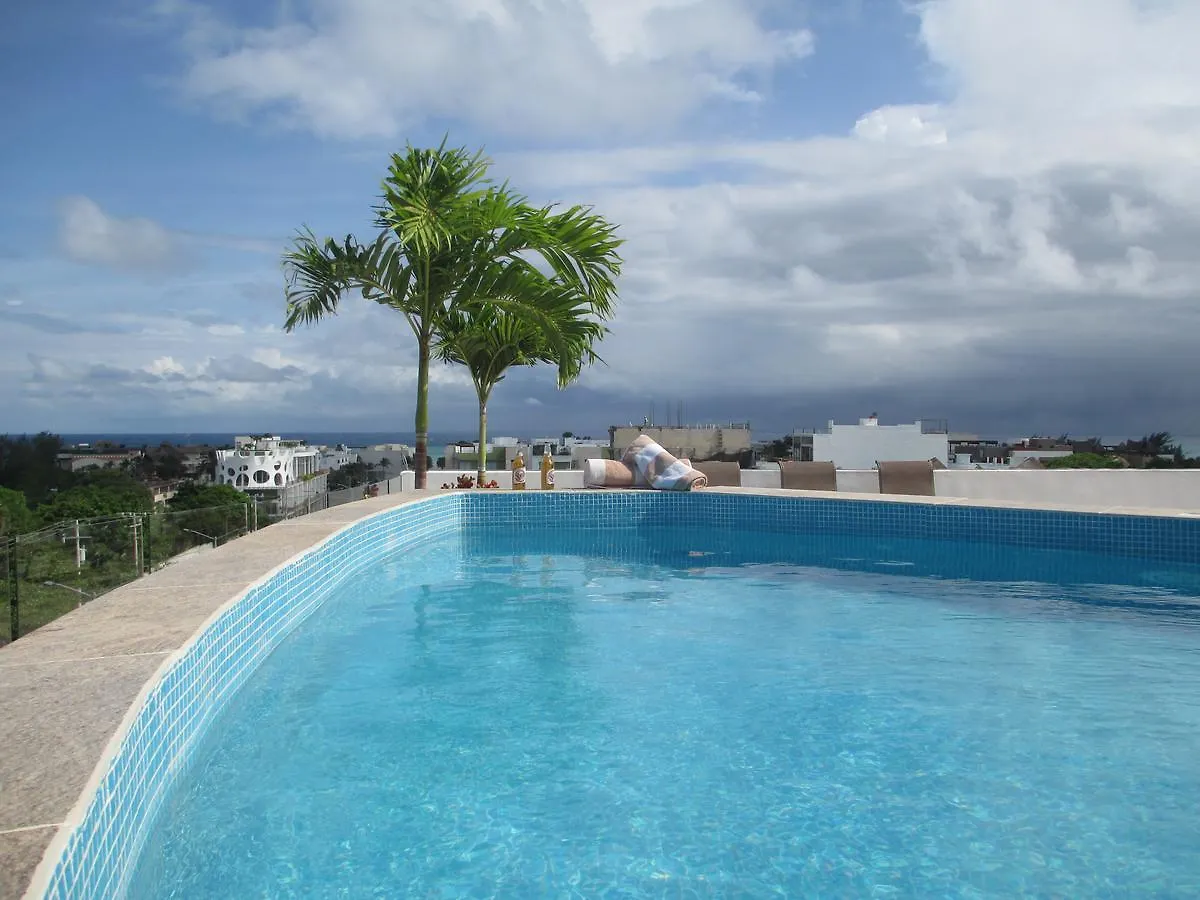 *** מלון דירות פלאייה דל כרמן Coral Suites Ocean View Rooftop מקסיקו